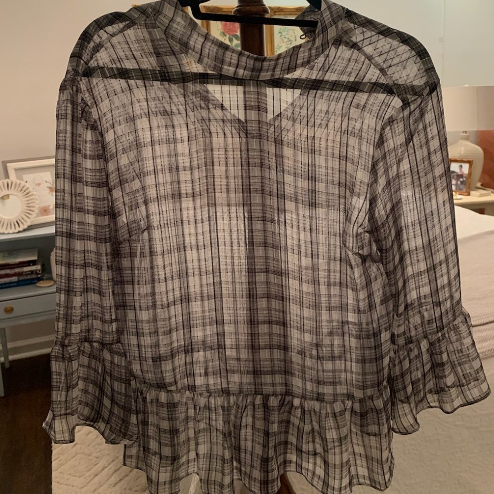 MPC Plaid Women's Blouse